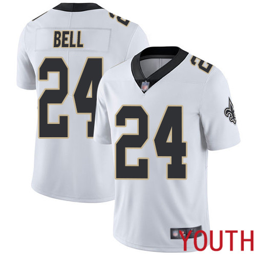 New Orleans Saints Limited White Youth Vonn Bell Road Jersey NFL Football 24 Vapor Untouchable Jersey